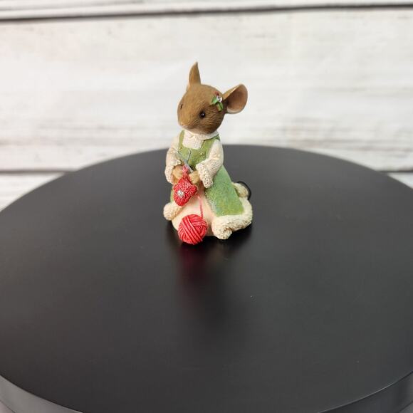Vintage Enesco "Tails With Heart" Priscilla's Mouse Tales Collection - Picture 3 of 7